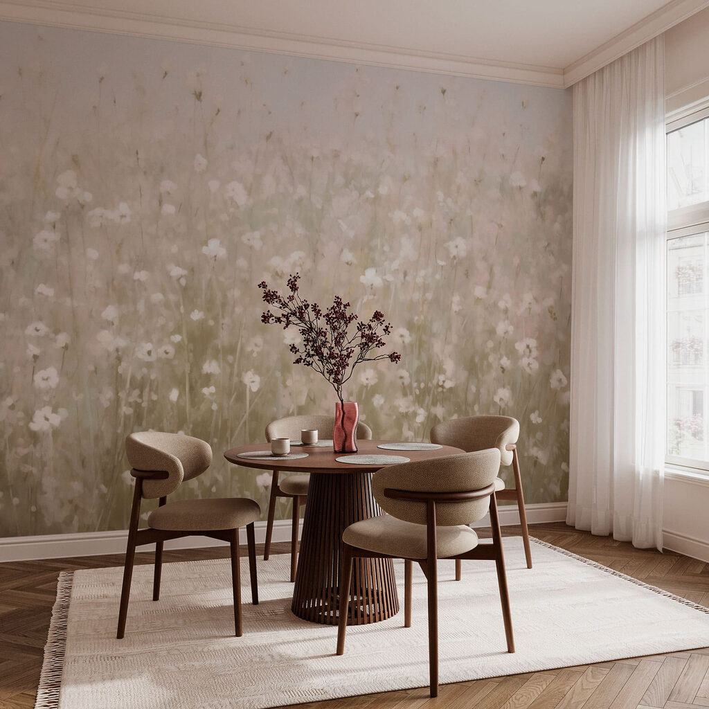 Kleine bloemen vol ochtendlicht — interieur 3