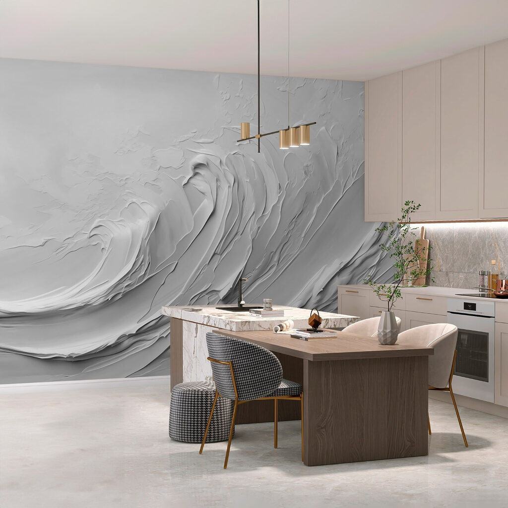 Witte branding in reliëf — interieur 1