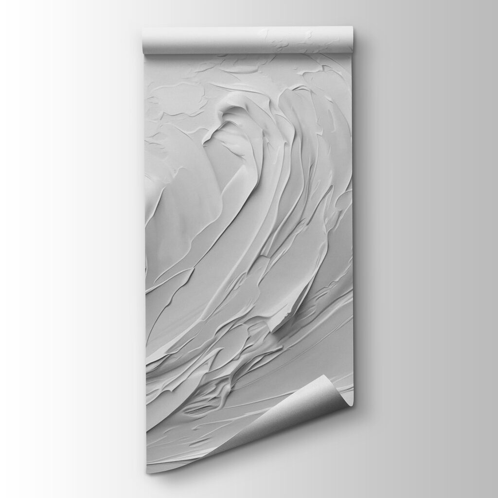 Witte branding in reliëf — productweergave