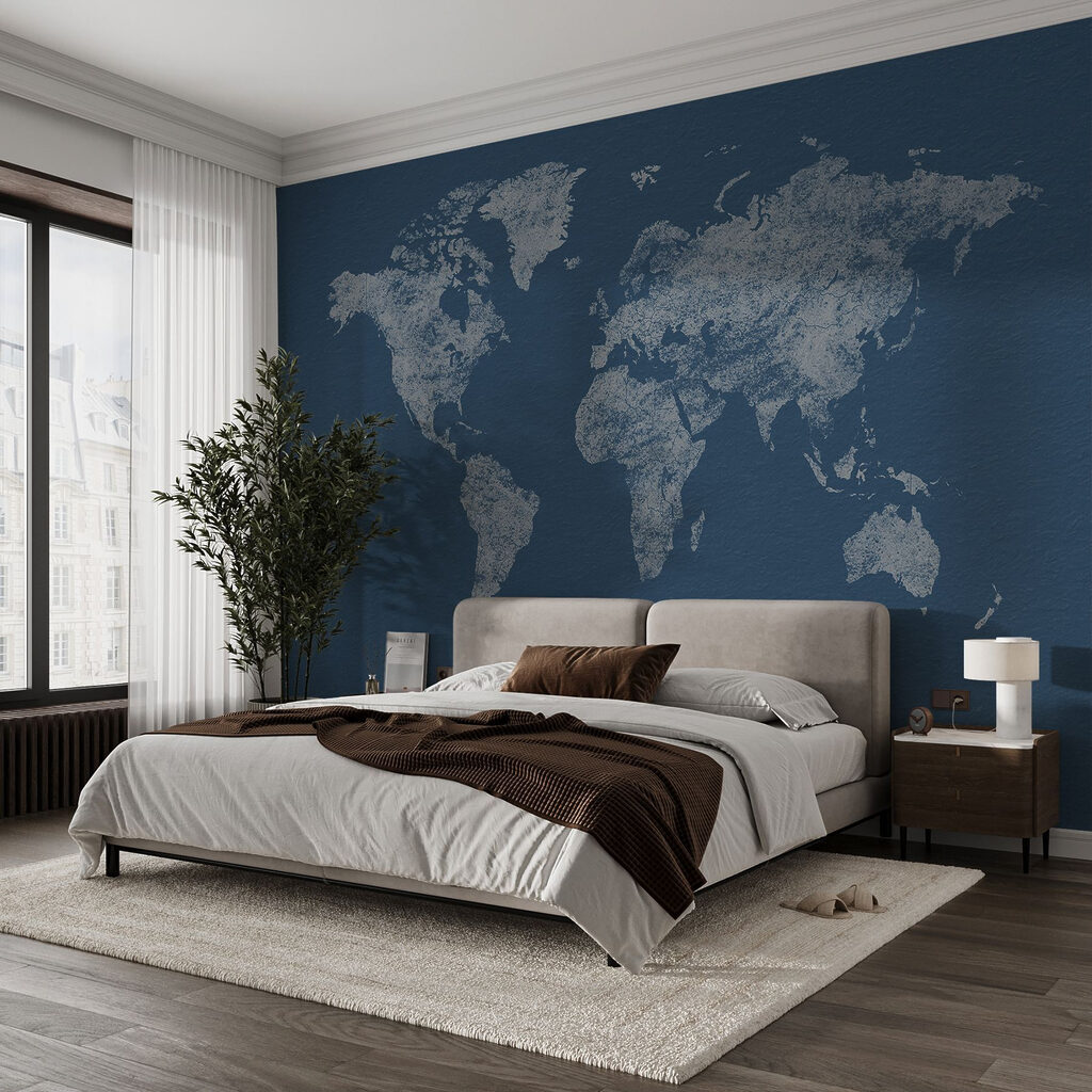 Kaart van de wereld — interieur 2