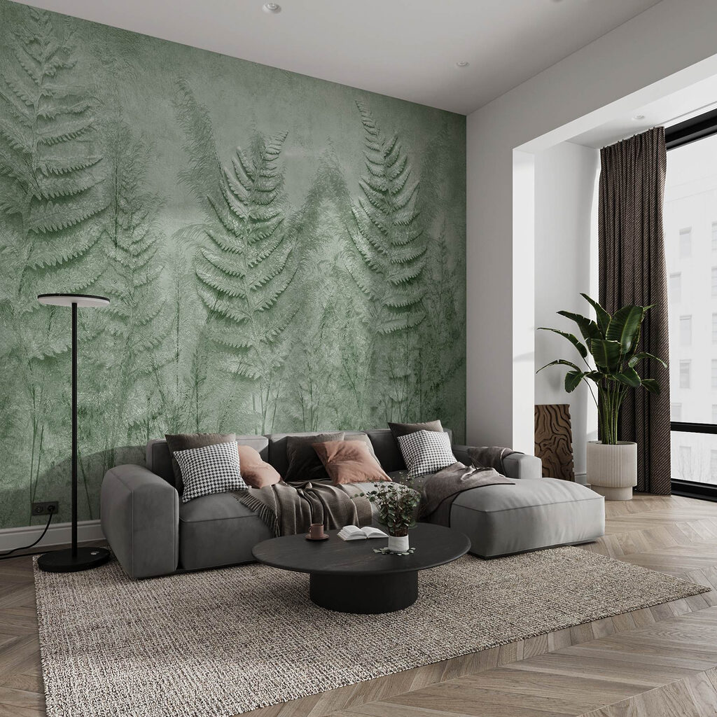 Dennen in verweerde inktlijnen — interieur 2