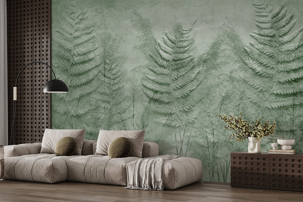 Dennen in verweerde inktlijnen — interieur 3