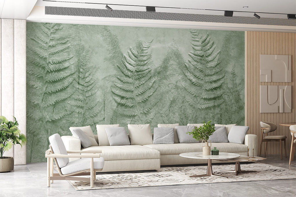 Dennen in verweerde inktlijnen — interieur 4