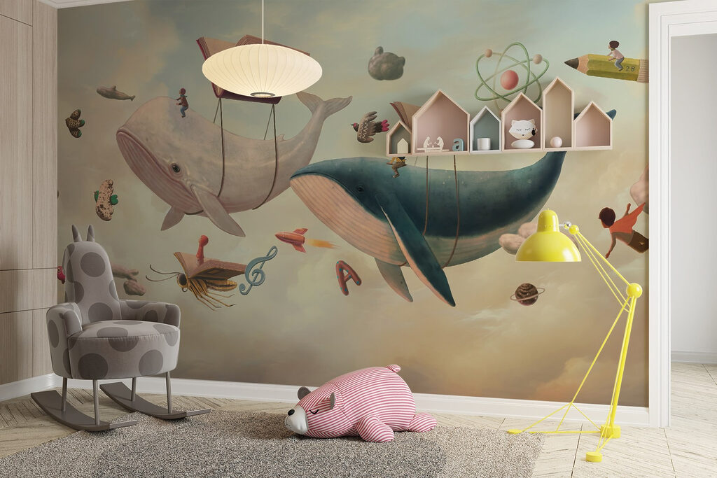 Walvissen tussen vliegende boeken — interieur 3