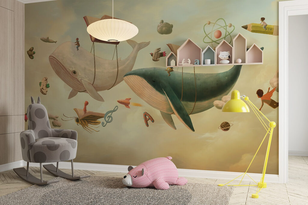 Walvissen reizen tussen boeken — interieur 3