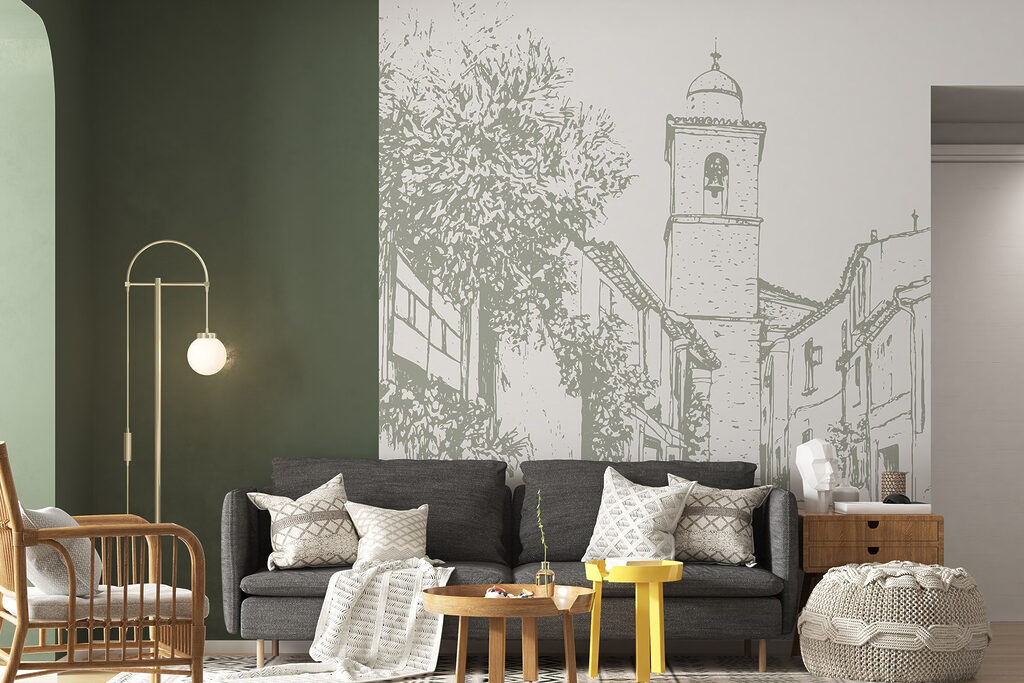 Dorpsstraat in lichte lijnen — interieur 3