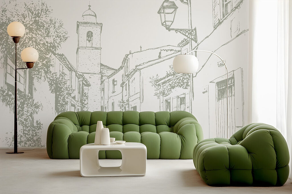 Dorpsstraat in lichte lijnen — interieur 4