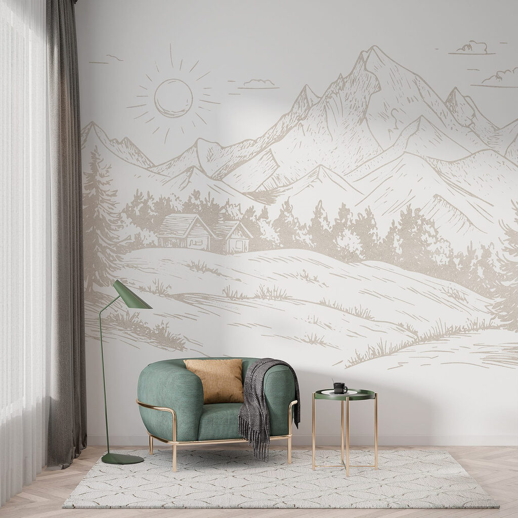 Berghuis tussen fijne dennen — interieur 2