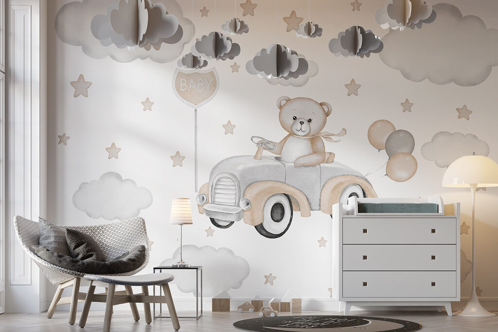 Beertje rijdt tussen wolken — interieur 1