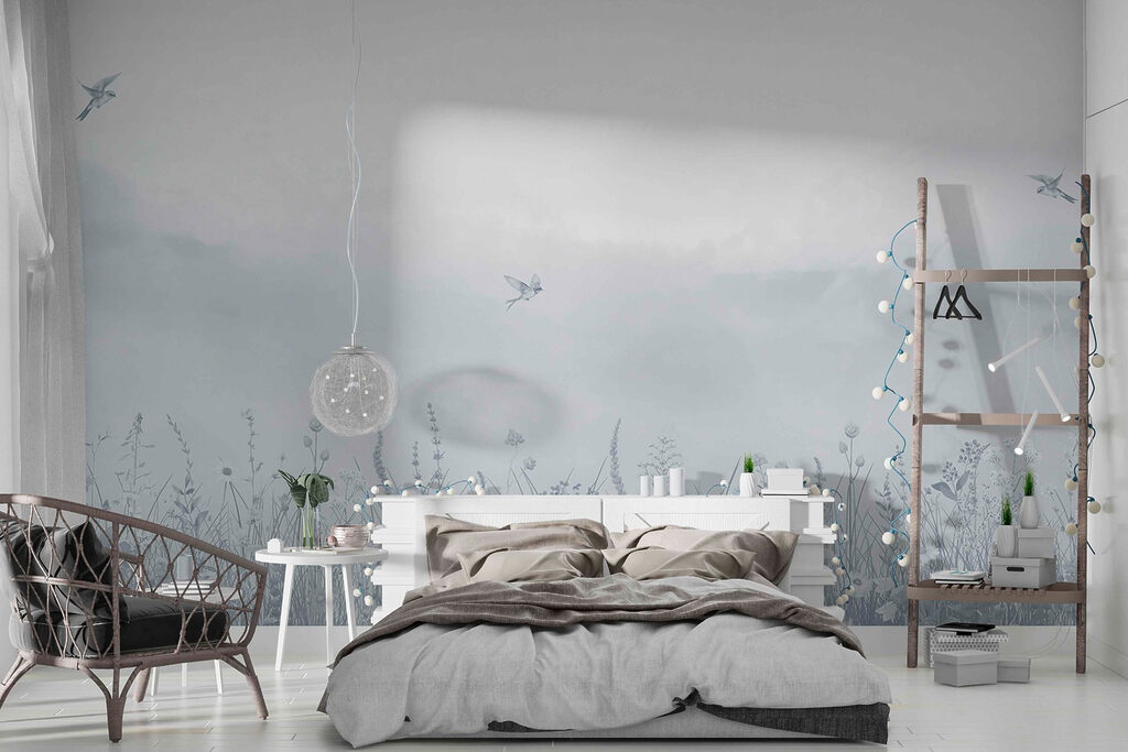 Vogeltjes boven ijle weiden — interieur 4
