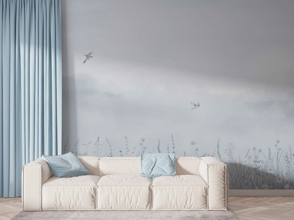 Vogeltjes boven ijle weiden — interieur 3