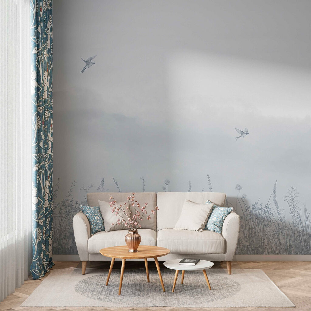 Vogeltjes boven ijle weiden — interieur 2