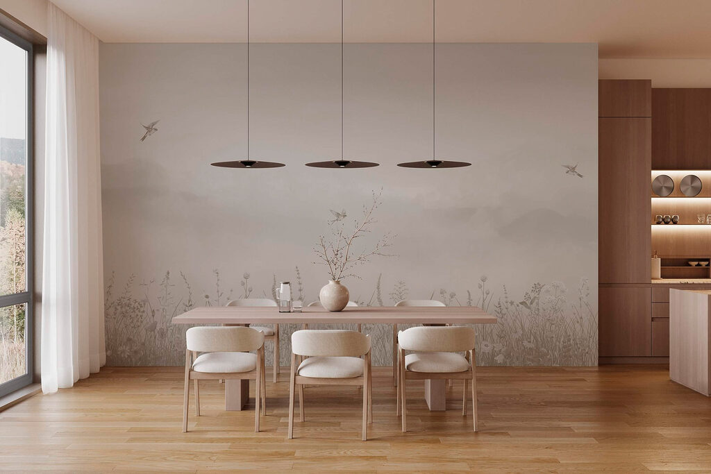 Vogeltjes boven ijle weiden — interieur 3