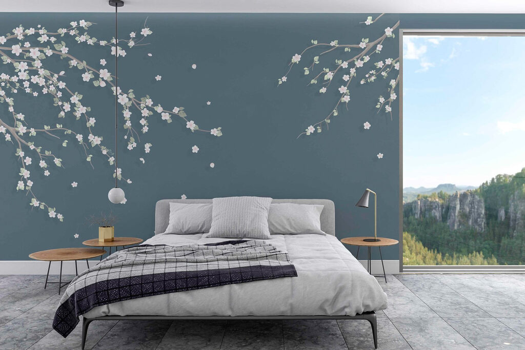 Witte bloesem valt uiteen — interieur 3