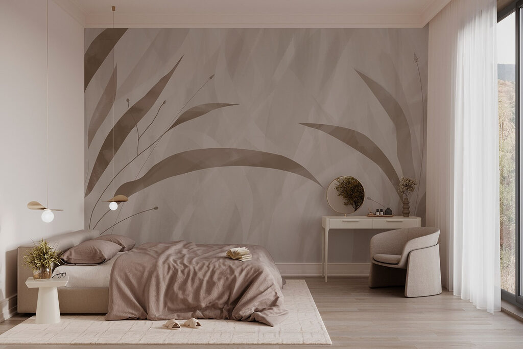 Fijne bladeren in zandtinten — interieur 1