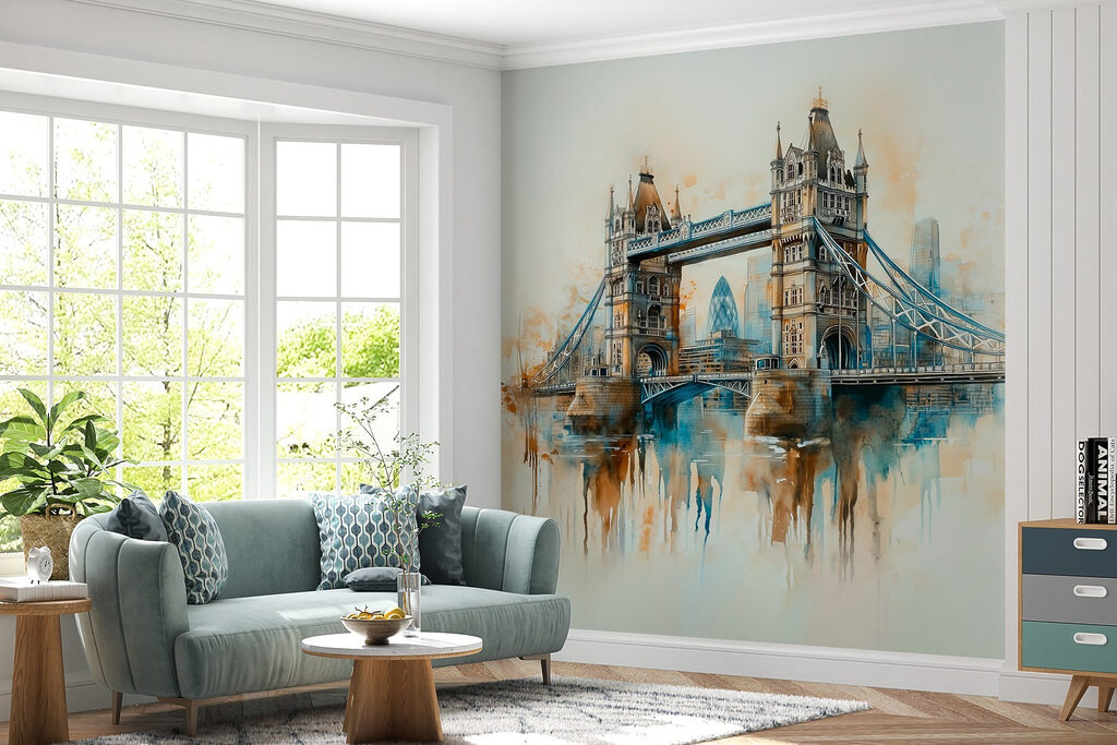 Tower Bridge in verf — interieur 1