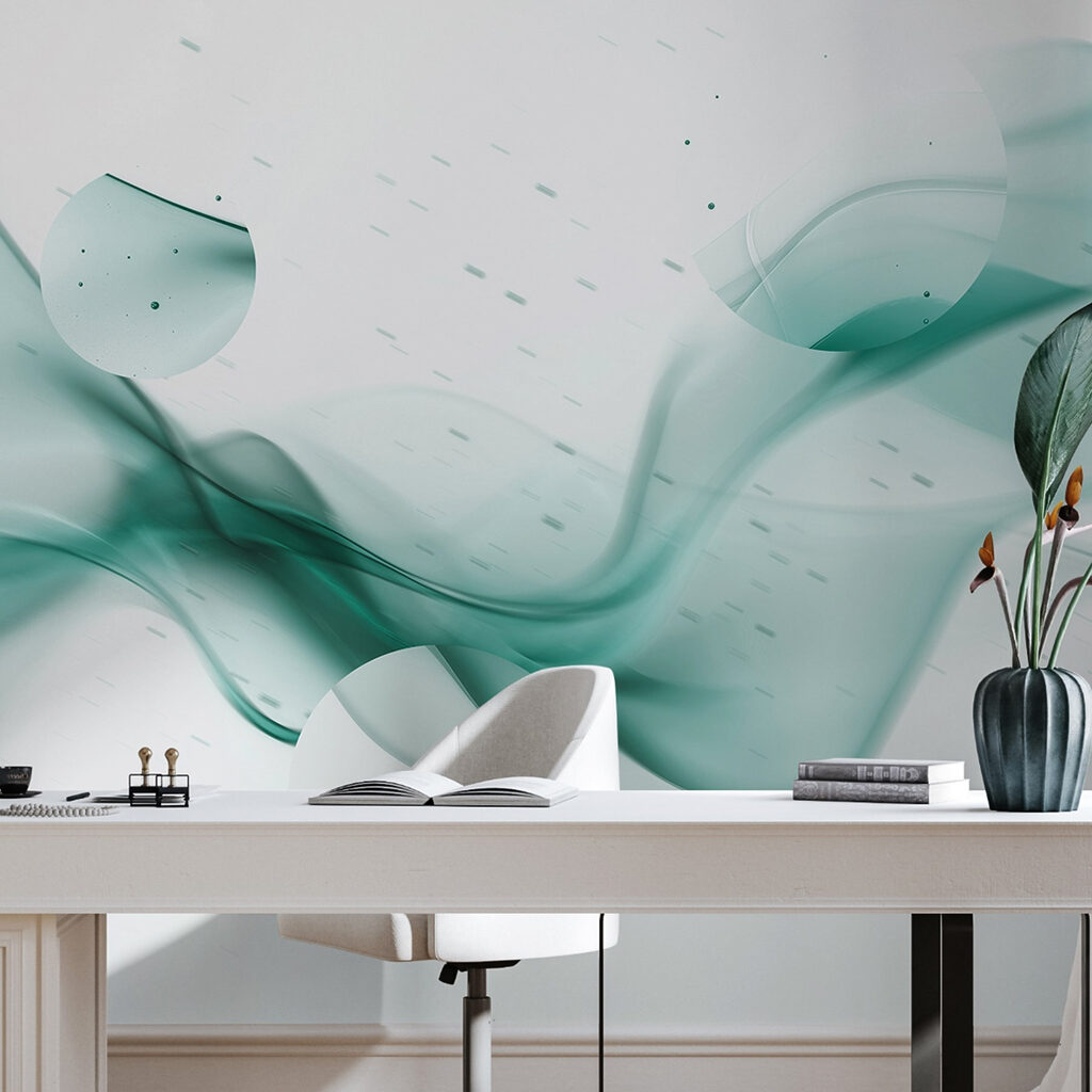 Vloeiende kleur en spatten — interieur 4