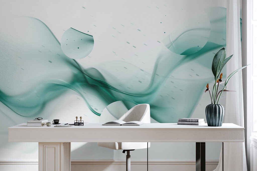 Vloeiende kleur en spatten — interieur 5