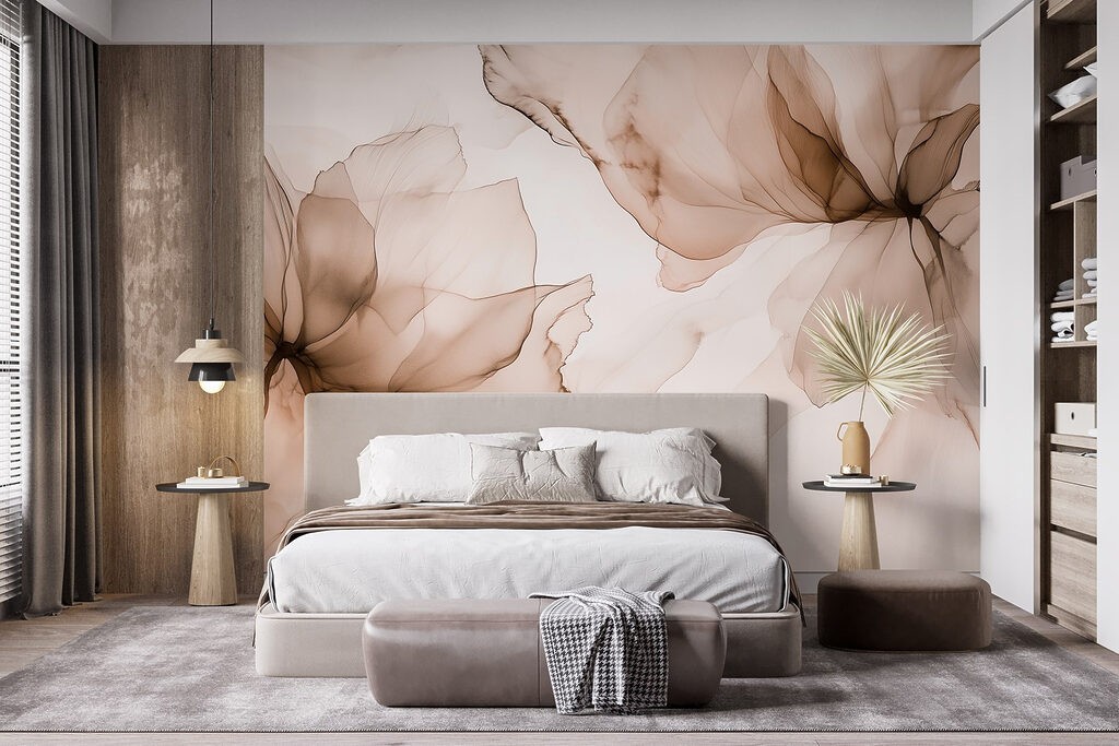 Gevoelig bloemenabstract ontwerp — interieur 2
