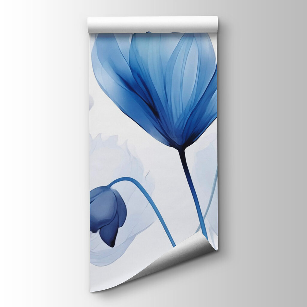 Blauwe bloemen in lagen — productweergave