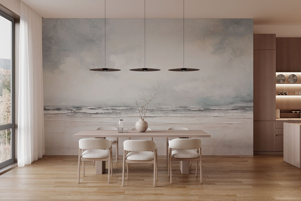 Strand met golven en wolken — interieur 3