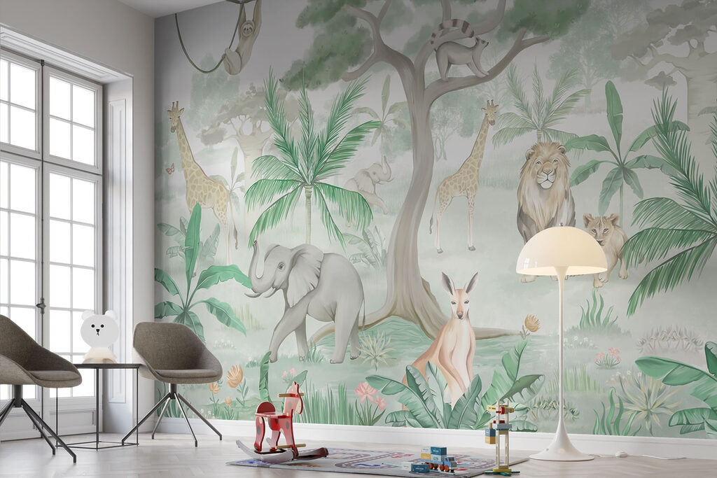 Dierenvrienden rond de boom — interieur 2
