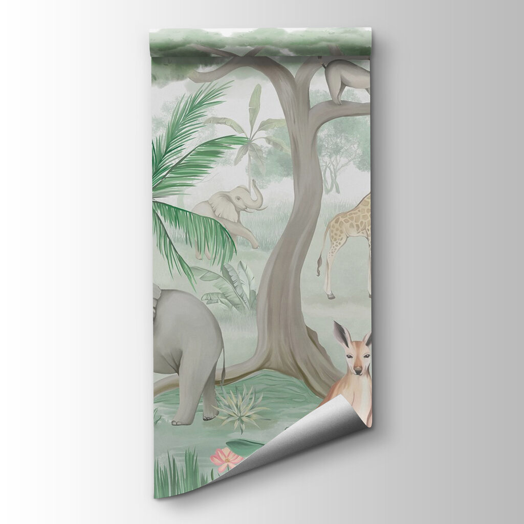 Dierenvrienden rond de boom — productweergave