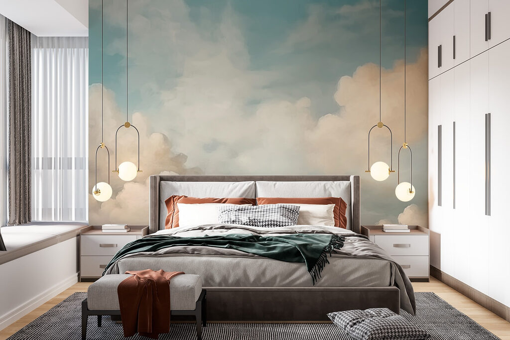 Zachte wolken boven turkoois — interieur 2