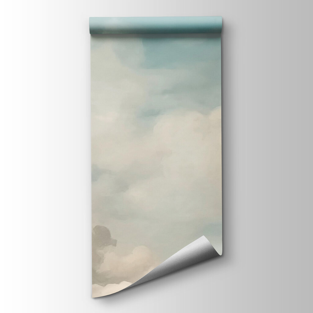 Zachte wolken boven turkoois — productweergave