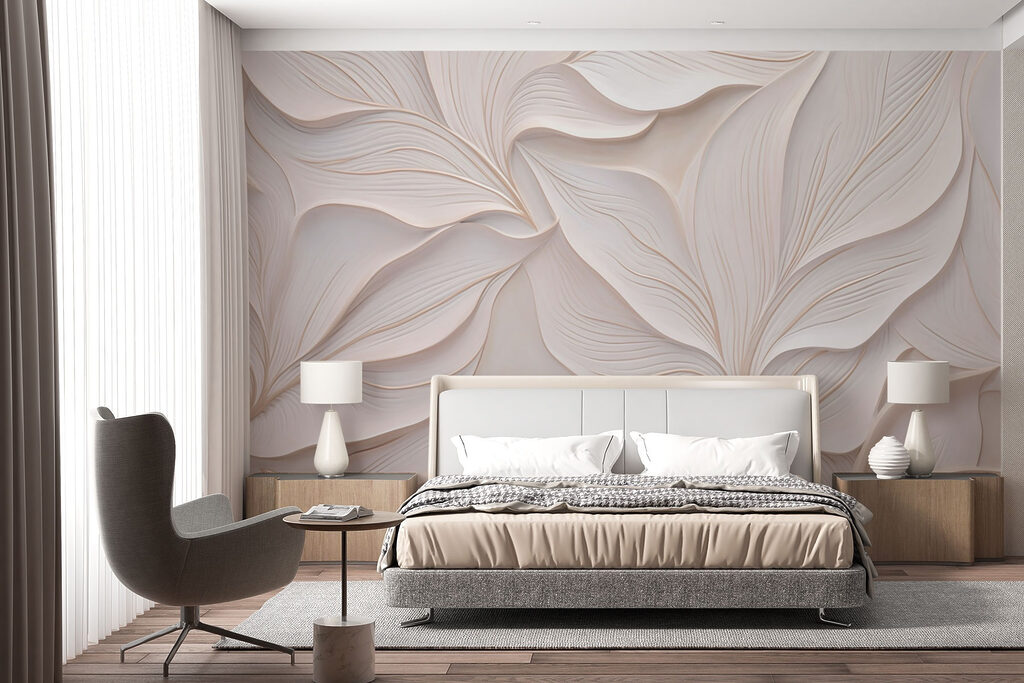 Elegant ontwerp met gelaagde bladeren — interieur 1