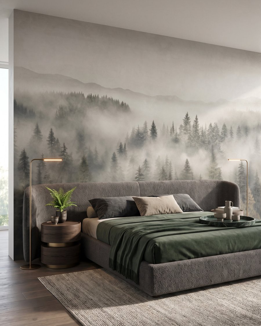 Nevel tussen de dennenkruinen — interieur 2