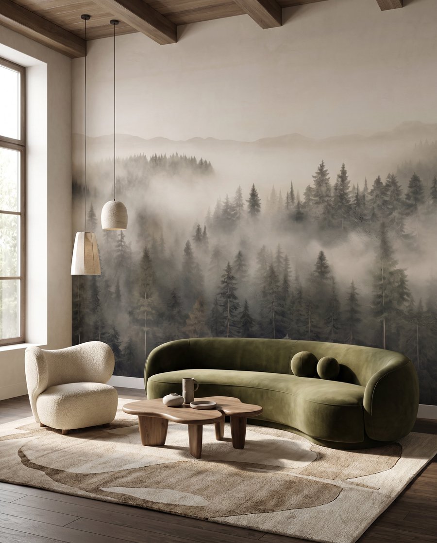 Nevel tussen de dennenkruinen — interieur 5