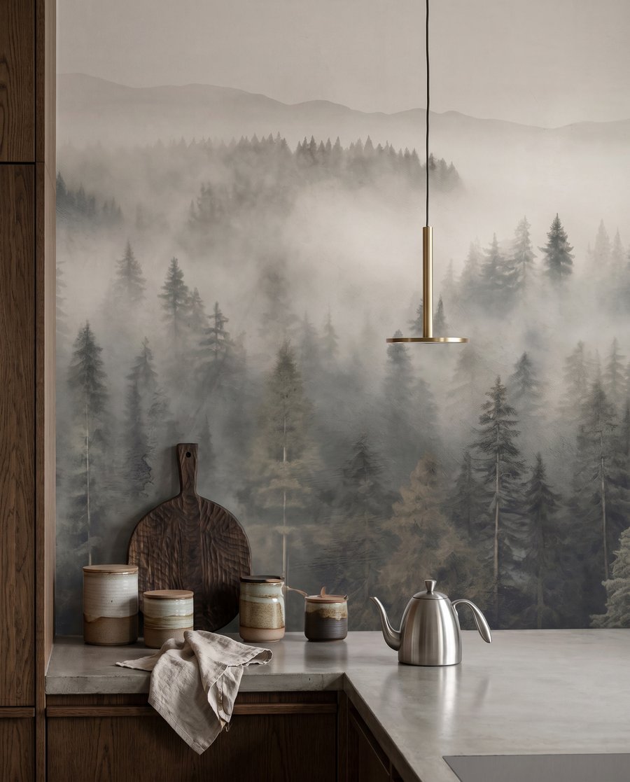 Nevel tussen de dennenkruinen — interieur 6