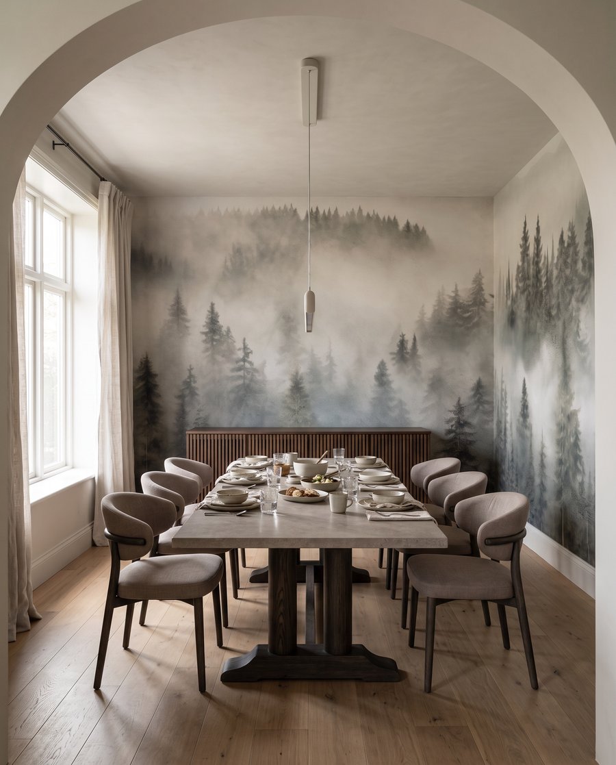 Nevel tussen de dennenkruinen — interieur 8