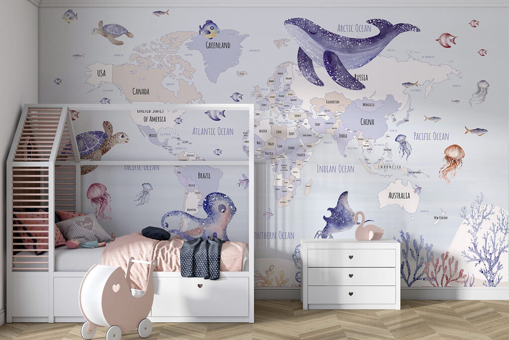 Wereldzee vol kleine zwemmers — interieur 3