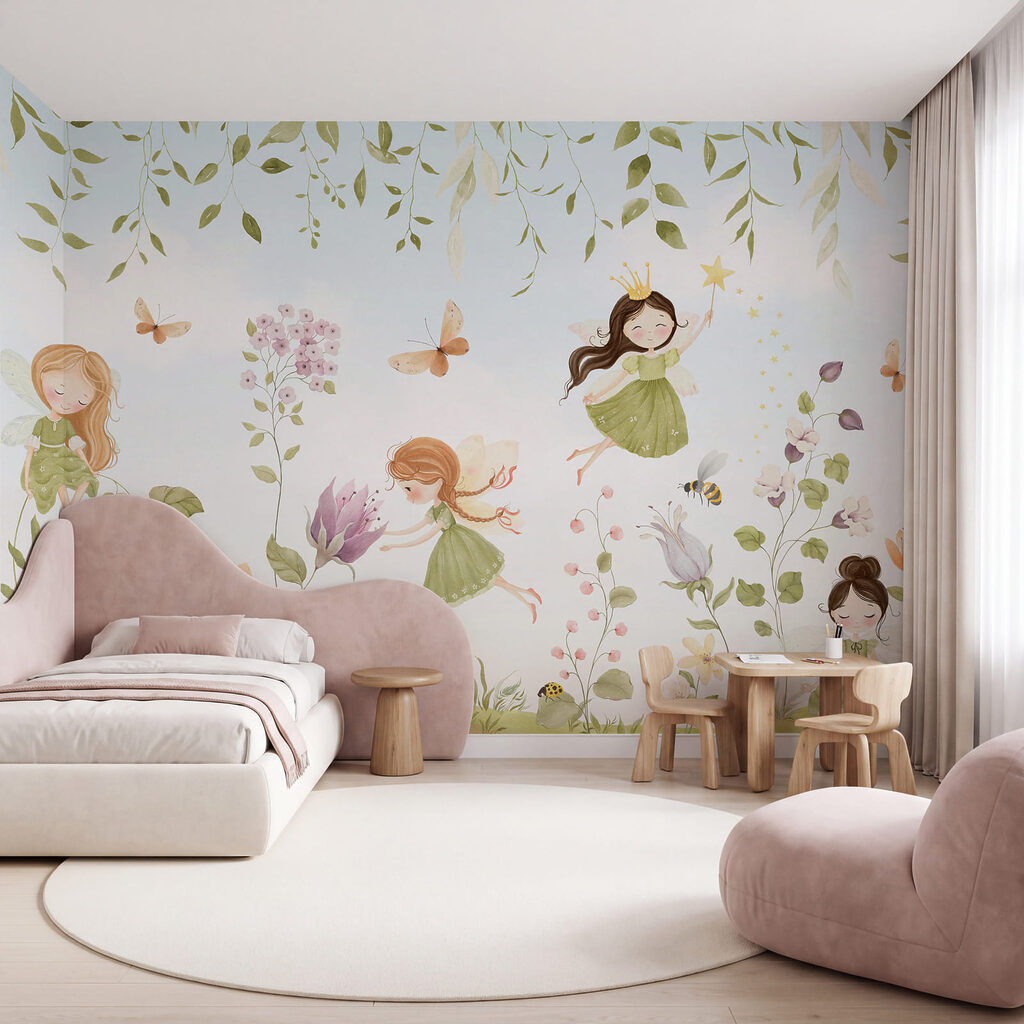Betoverende feeën in een sprookjesachtige tuin — interieur 1