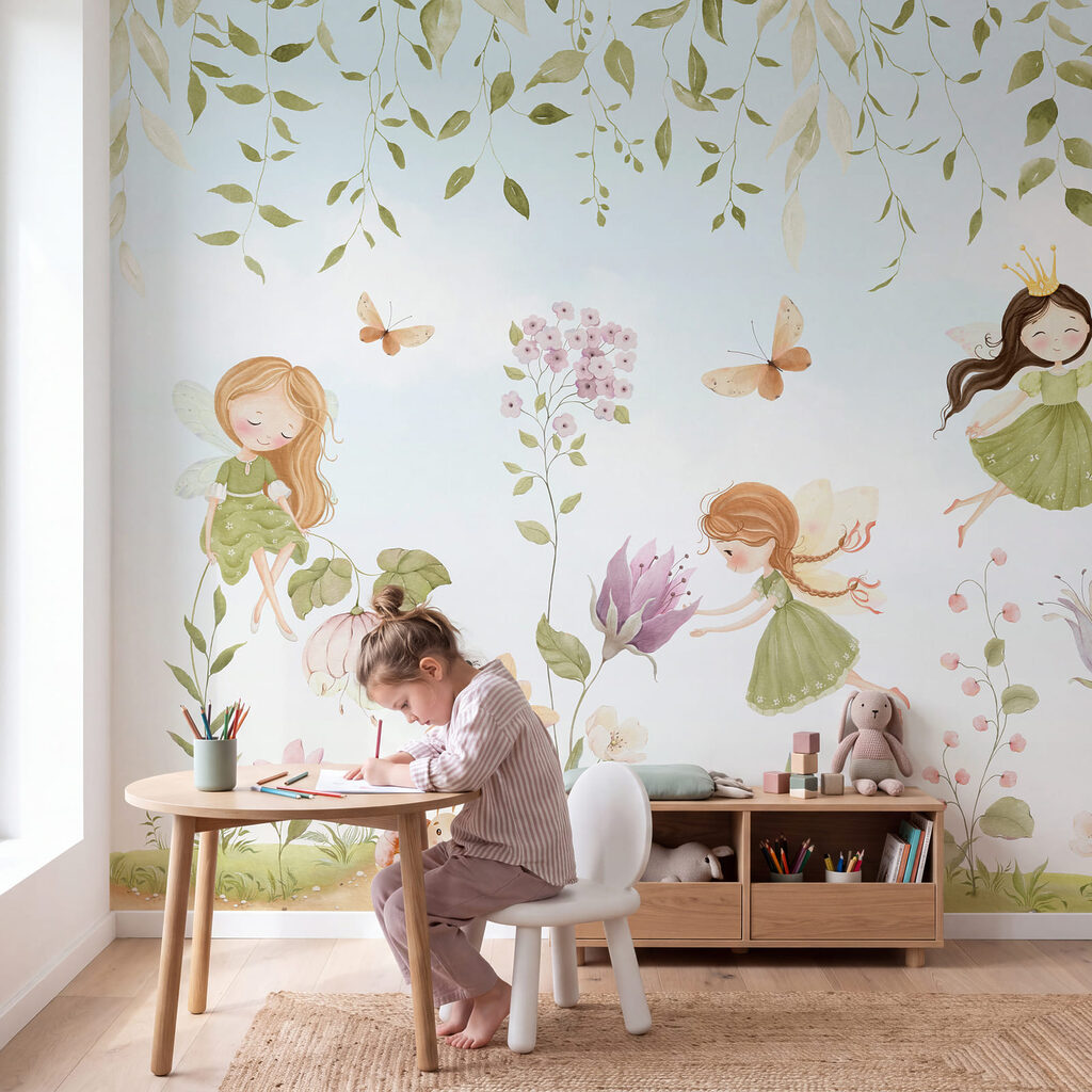 Betoverende feeën in een sprookjesachtige tuin — interieur 3
