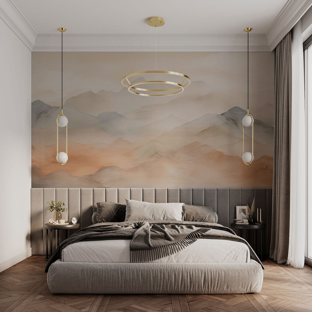 Mistig gebergte — interieur 1