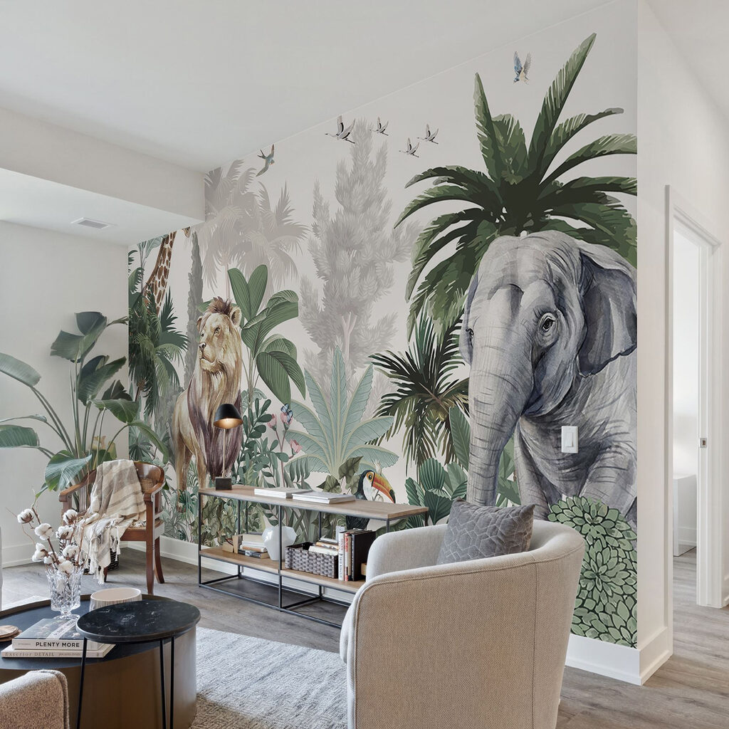 Dieren in een tropisch paradijs — interieur 1