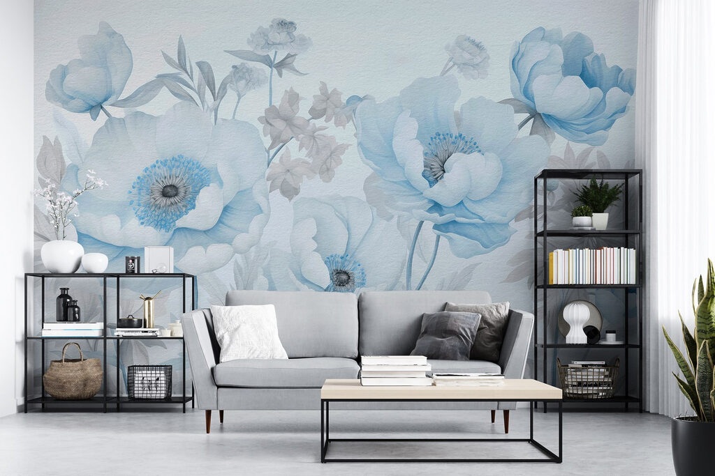 Bloemen op zachte lijnstelen — interieur 3