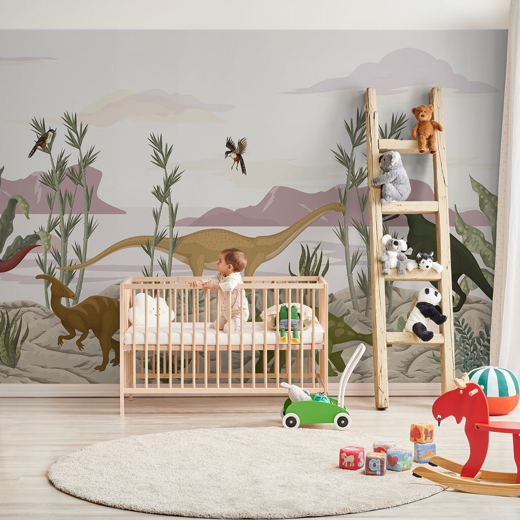 Dinosaurussen tussen lichte bergen — interieur 3