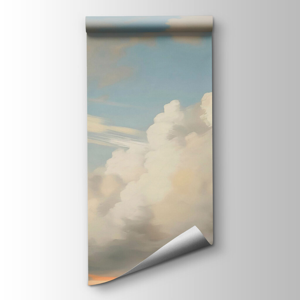Wolken bij gouden avondlicht — productweergave
