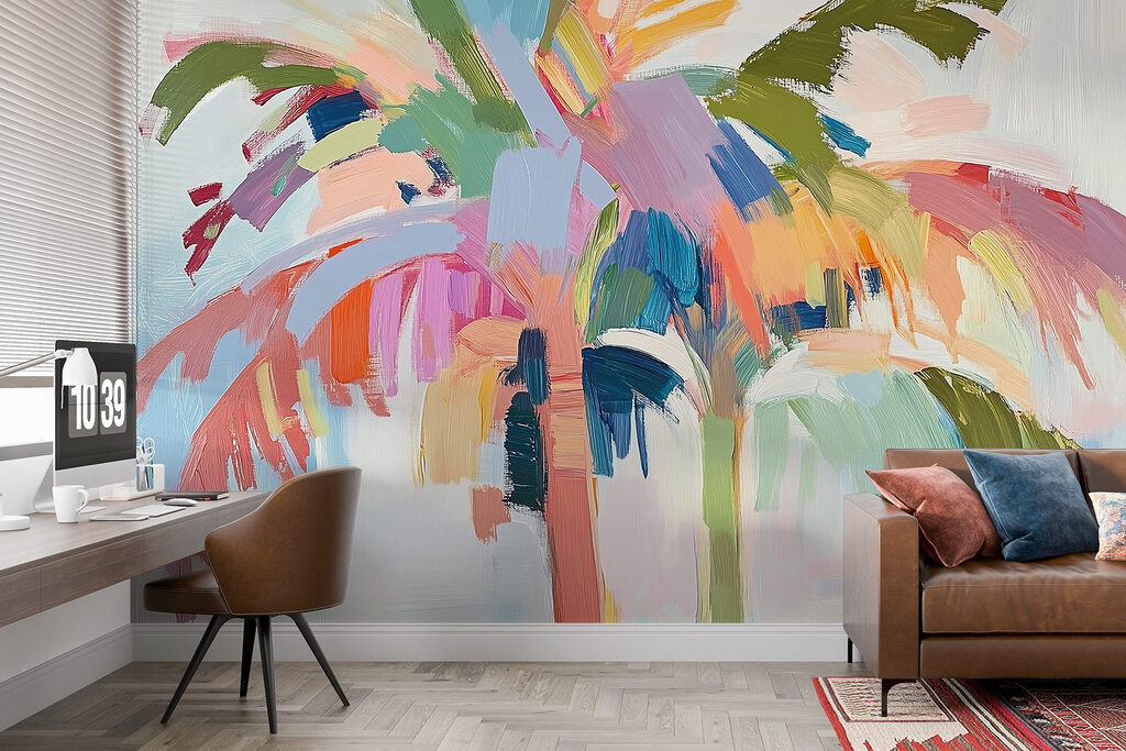 Schilderij van een palmboom — interieur 3