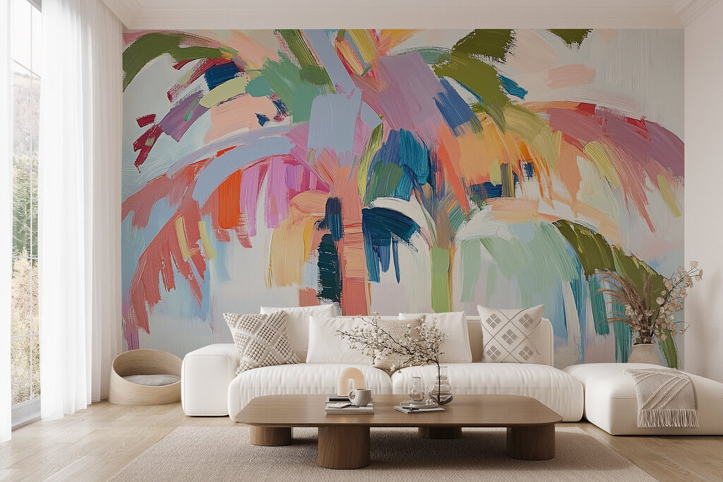 Schilderij van een palmboom — interieur 4