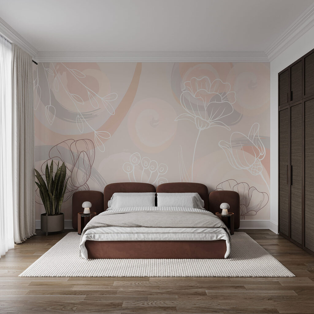 Bloemlijnen in zachte rondingen — interieur 2