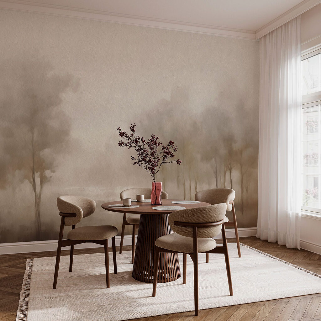 Bomen aan stil water — interieur 2