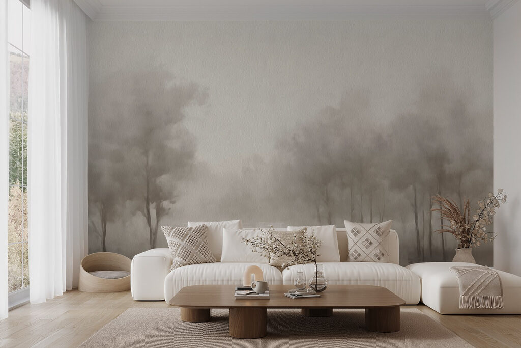 Bomen aan stil water — interieur 2