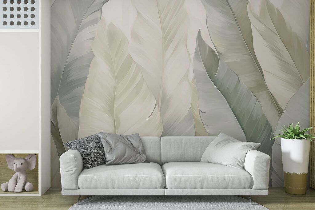 Lichte bladeren langs elkaar — interieur 2