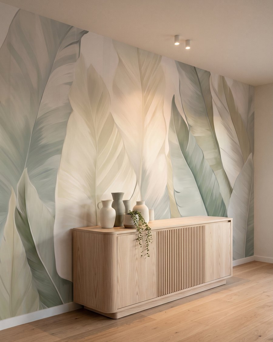 Lichte bladeren langs elkaar — interieur 4
