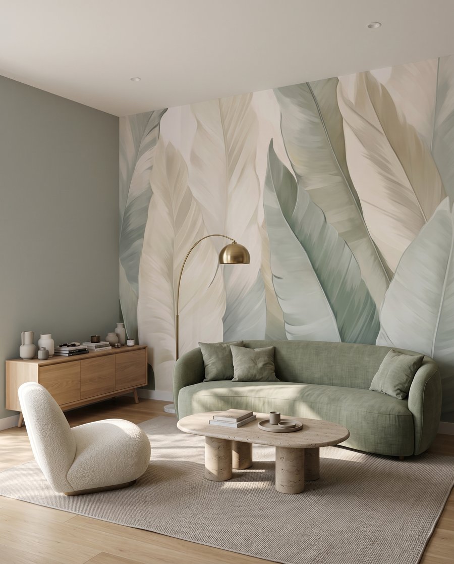 Lichte bladeren langs elkaar — interieur 5